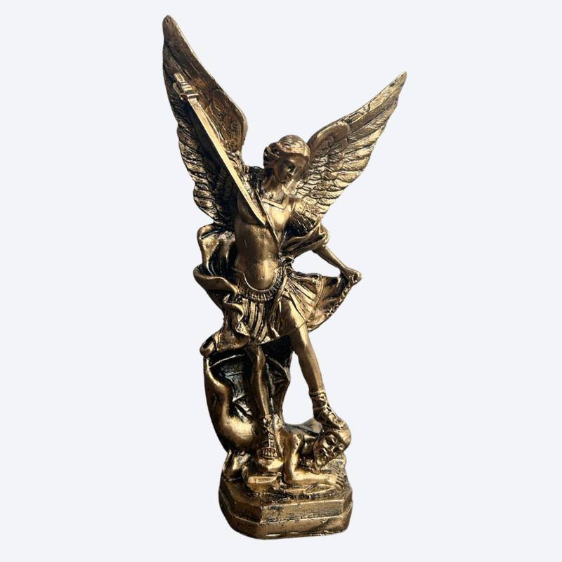 Arcanjo Miguel 15 cm Bronze Envelhecido