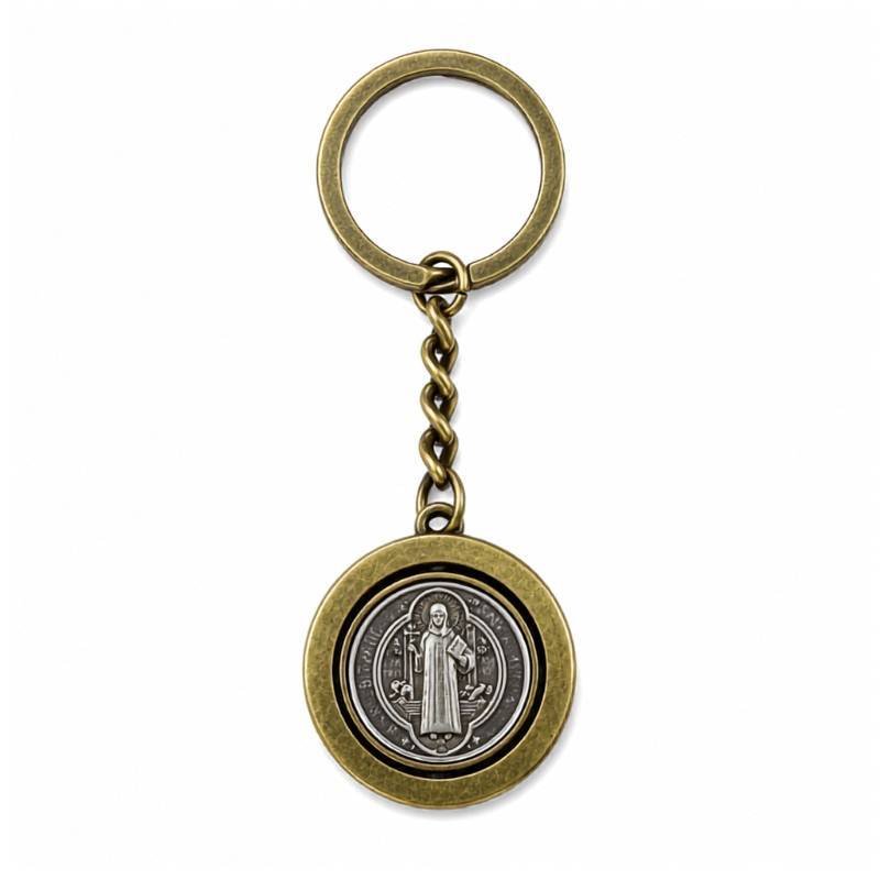 Chaveiro Medalha de São Bento 12 cm